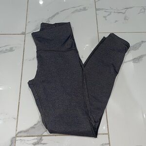 lululemon train time Charcoal and Black Leggings